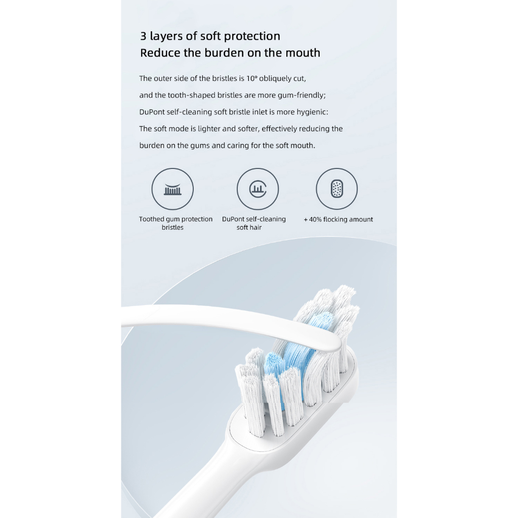 Xiaomi mijia t301 Bàn Chải Đánh Răng Điện sonic Sạc usb Chống Thấm Nước Cho Người Lớn