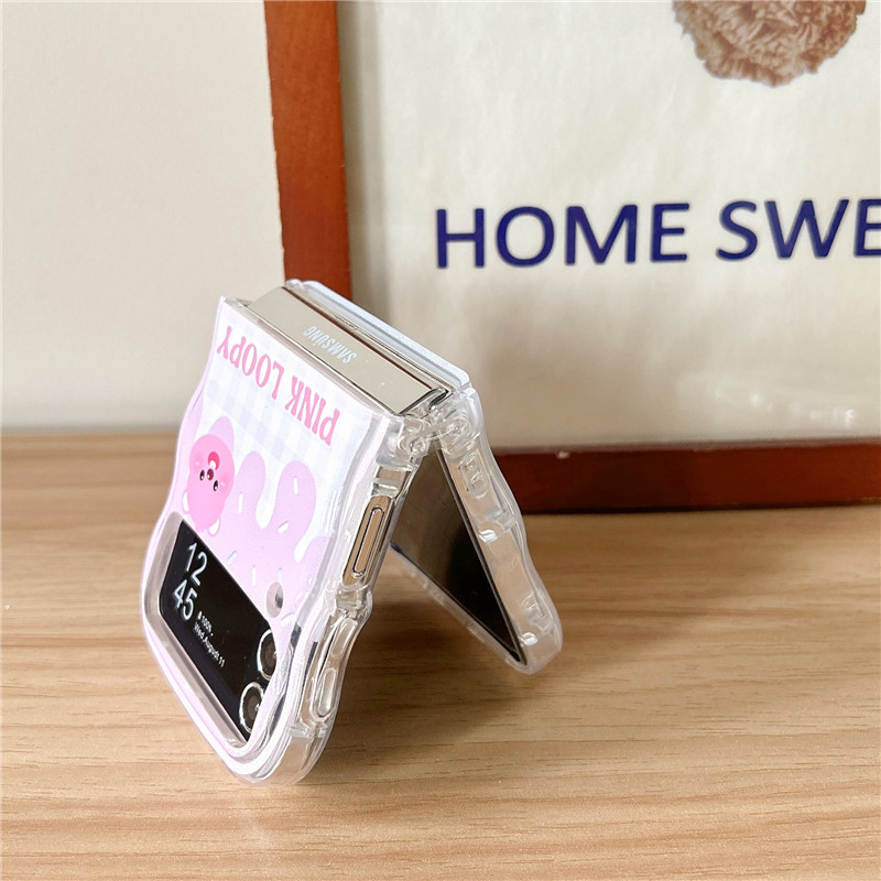 Ốp Điện Thoại Chống Sốc Hình Hoạt Hình 3d Có Thể Gấp Gọn Cho samsung galaxy z flip 5 zflip 4 z flip3