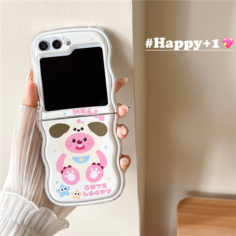 Ốp Điện Thoại Chống Sốc Hình Hoạt Hình 3d Có Thể Gấp Gọn Cho samsung galaxy z flip 5 zflip 4 z flip3