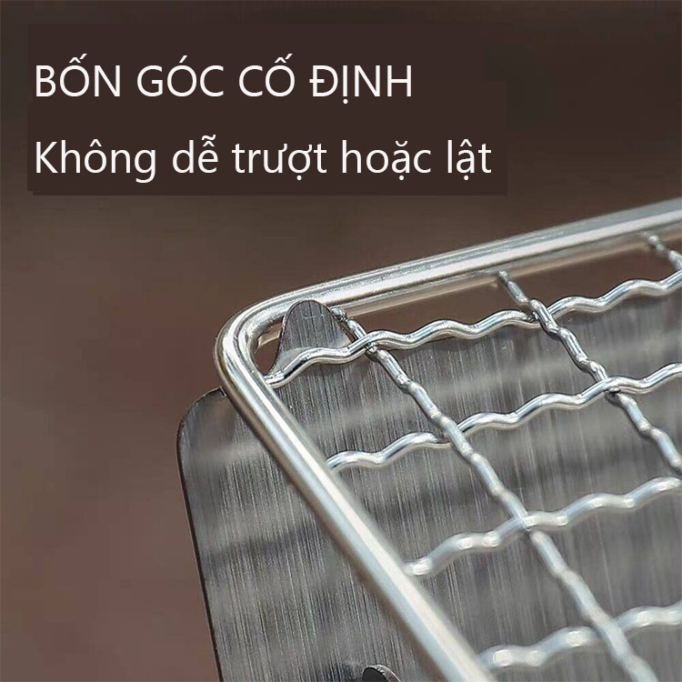 Sẵn sàng tại VN ✔ Bếp nướng than mini gấp Bếp Nướng Bbq mini Phù Hợp Cho Hoạt Động Ngoài Trời