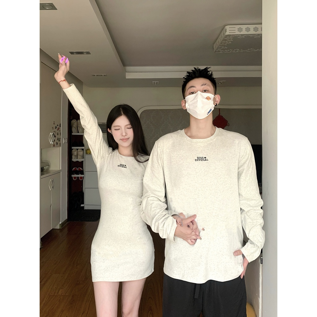 -Áo thun đôi 2023 mới cỡ lớn phong cách cặp đôi ngọt ngào mát mẻ hot girl áo gió nam nữ áo đôi