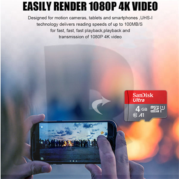 Thẻ Nhớ sandisk micro sd class10 tf 10 Tốc Độ Cao 4gb 8gb 16gb 32gb 64gb 128gb 256gb 512gb 16gb