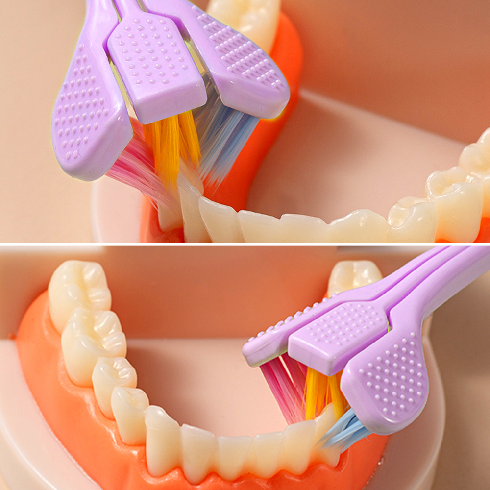 Bàn Chải Đánh Răng Lông Siêu Mịn 360 Độ Chăm Sóc Sức Khỏe Cho Người Lớn