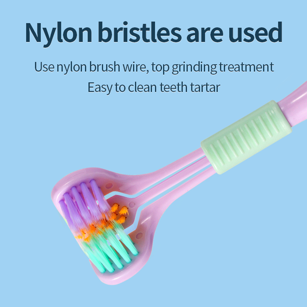 Bàn Chải Đánh Răng Lông Siêu Mịn 360 Độ Chăm Sóc Sức Khỏe Cho Người Lớn