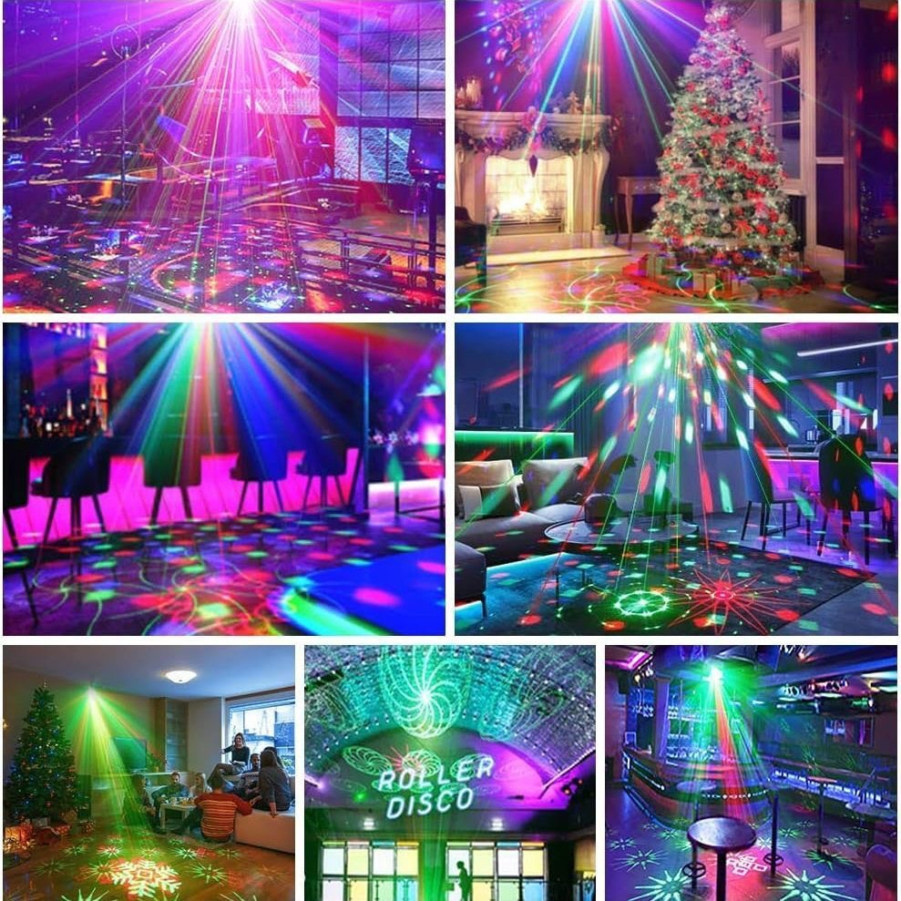 Đèn led laser Chiếu Sáng Sân Khấu local  60 Mẫu Có Âm Thanh Cho ktv club dj disco
