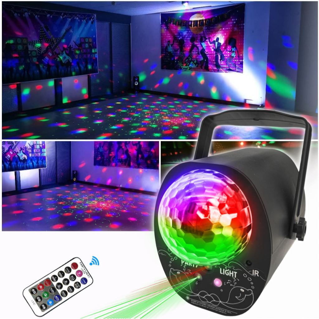 Đèn led laser Chiếu Sáng Sân Khấu local  60 Mẫu Có Âm Thanh Cho ktv club dj disco