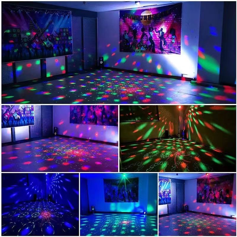 Đèn led laser Chiếu Sáng Sân Khấu local  60 Mẫu Có Âm Thanh Cho ktv club dj disco