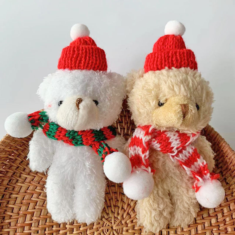 Gấu bông teddy METOO quà tặng giáng sinh đáng yêu 15cm