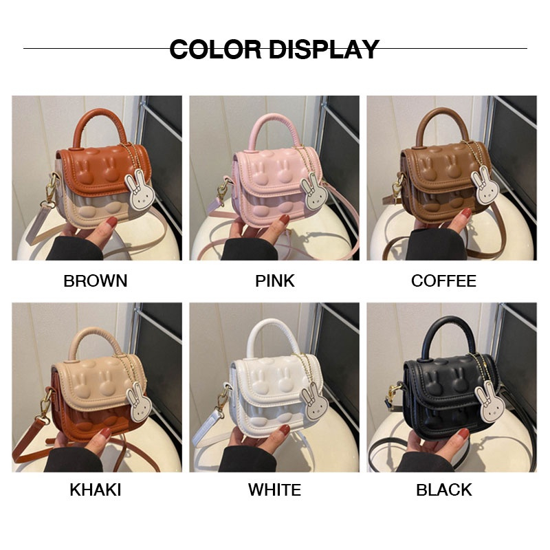 Túi Đeo Chéo Hình Thỏ Dễ Thương Xinh Xắn Cao Cấp