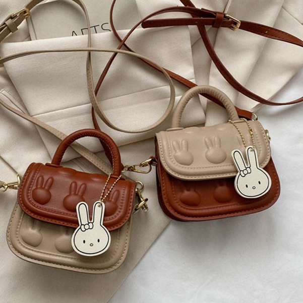 Túi Đeo Chéo Hình Thỏ Dễ Thương Xinh Xắn Cao Cấp