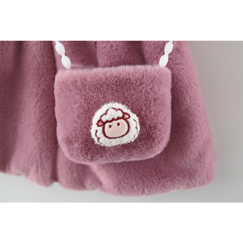 Áo Khoác Thu Đông Dày Dặn Ấm Áp Màu Trơn Đơn Giản Cho Bé Gái 0-3 Tuổi