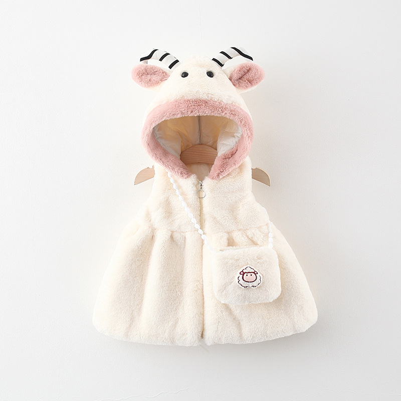 Áo Khoác Thu Đông Dày Dặn Ấm Áp Màu Trơn Đơn Giản Cho Bé Gái 0-3 Tuổi
