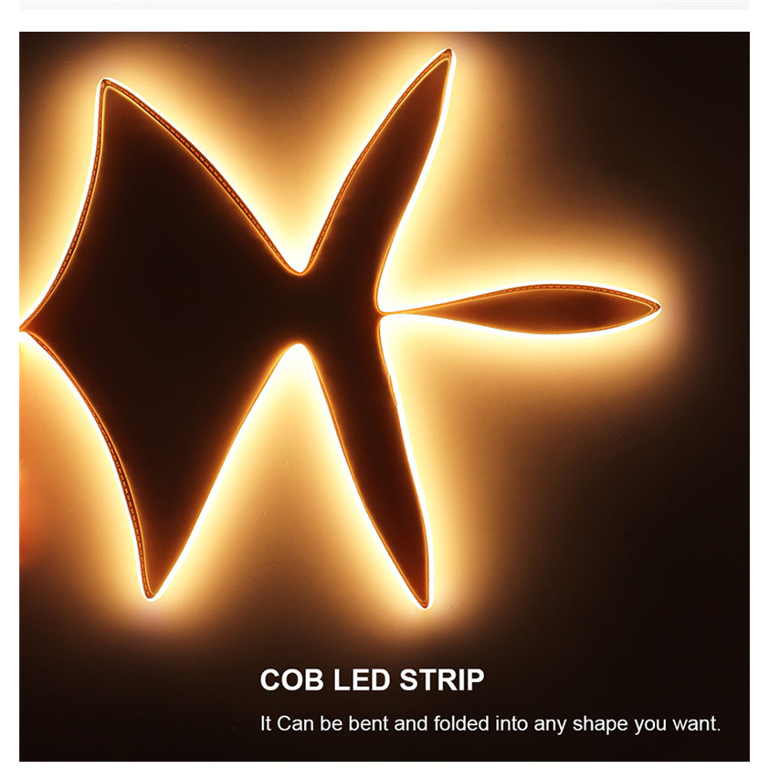 Cuộn Dây Đèn led cob dc12v 24v 480 Bóng / m 10m / 8m / 6m / 5m / 4m / 3m / 1m 3000k 4000k 6000k Trang Trí Nhà Cửa