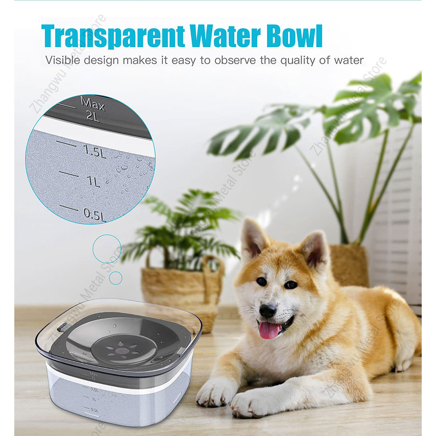 Bát nước cho chó bát nổi cho chó vừa và lớn, cho mèo máy uống nước cho thú cưng máy lọc nước cho thú cưng