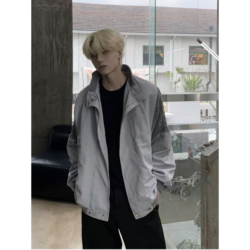 Túi Xách Phong Cách vintage Thời Trang|Áo Khoác Nam Dài Tay Có Khóa Kéo Phong Cách Hàn Quốc
