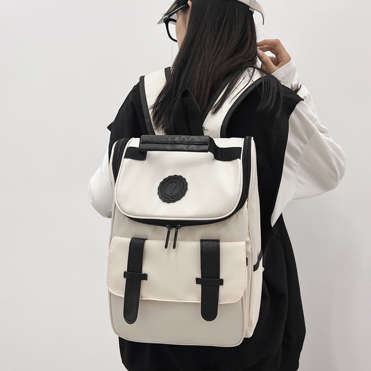 JINRU Balo vải oxford nam nhiều màu Cỡ Lớn Balo Thời Trang 2023 NEW K96T03V