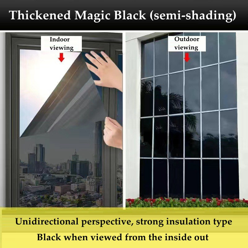 Phim Dán Cửa Kính Cách Nhiệt Chống Tia Uv Màu Đen