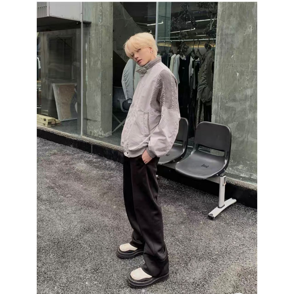 Túi Xách Phong Cách vintage Thời Trang|Áo Khoác Nam Dài Tay Có Khóa Kéo Phong Cách Hàn Quốc