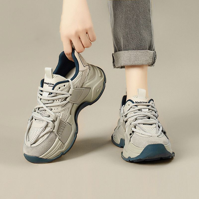 Giày Thể Thao Chống Trượt Thoáng Khí 5cm Dành Cho Nữ