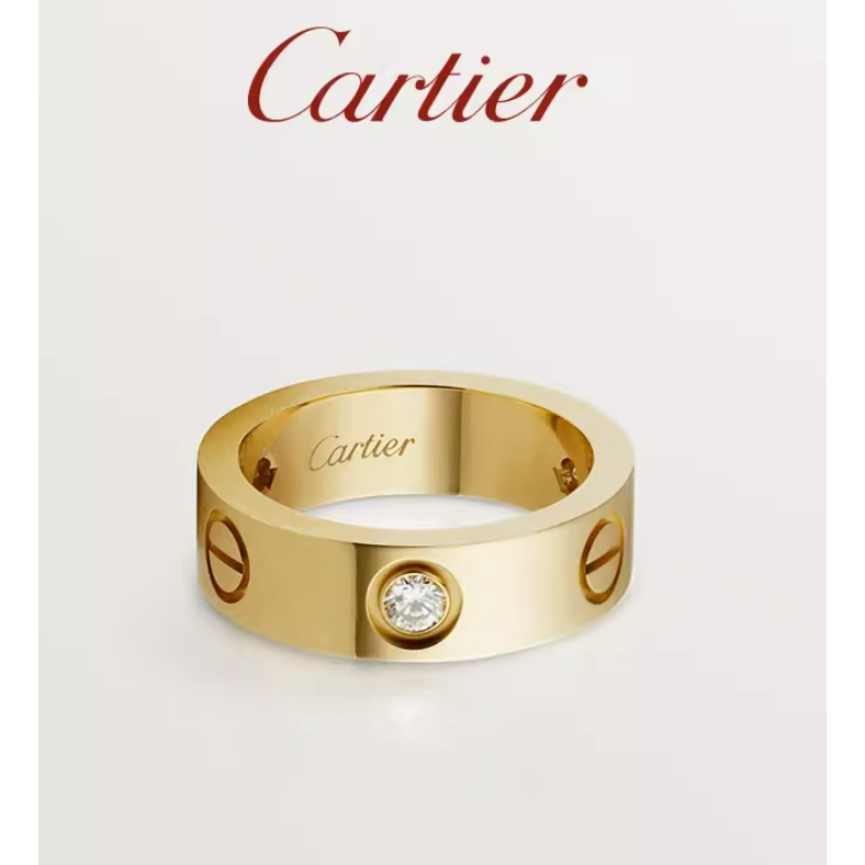 Mới Nhẫn Cưới Kim Cương Màu Vàng Hồng 5mm