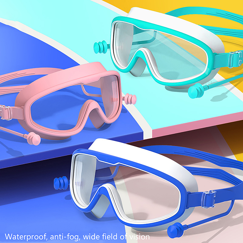 Ntvn Kính Bơi Gọng Lớn Chống Sương Mù Không Thấm Nước Độ Nét Cao Cho Người Lớn Và Trẻ Em OIK