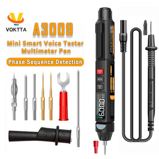 Đồng hồ vạn năng Voktta A3009 kỹ thuật số dạng bút có đèn nền tự động chính xác cao