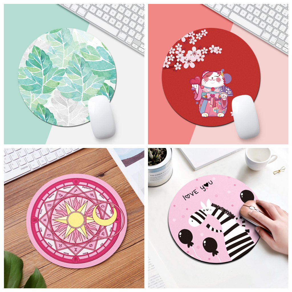 NIXXOS Miếng Lót Chuột Máy Tính Chống Trượt Họa Tiết Hoạt Hình Dễ Thương