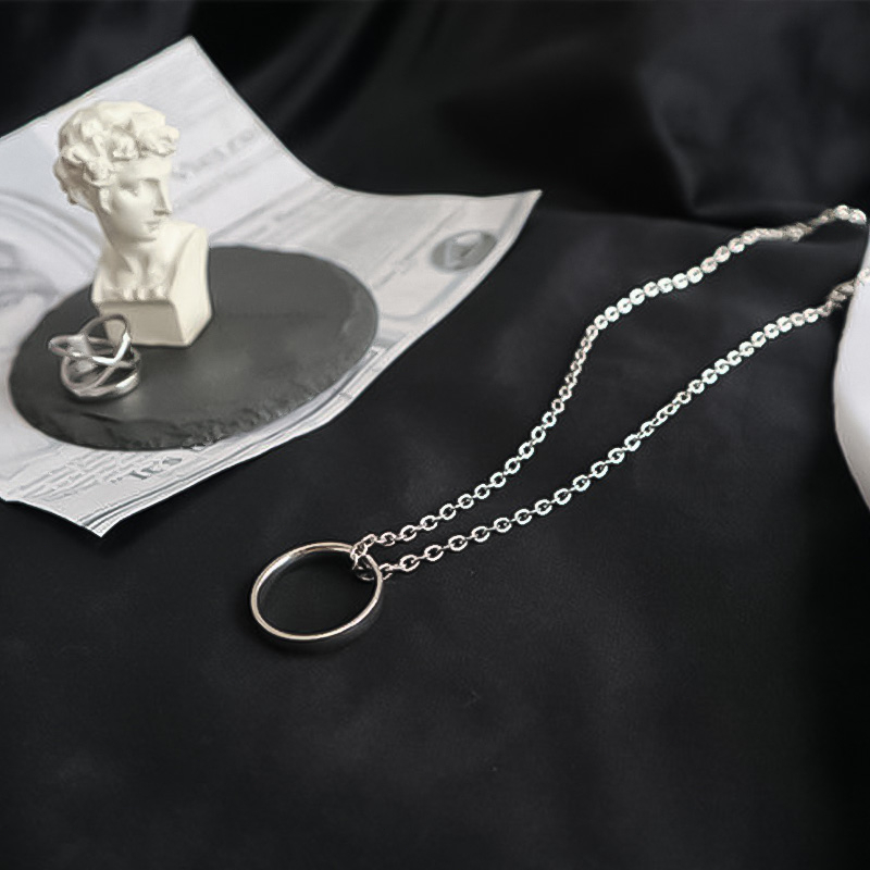 Beautycoco🍊Vòng Cổ Thép Titan Phong Cách Hip Hop Cho Nam Và Nữ