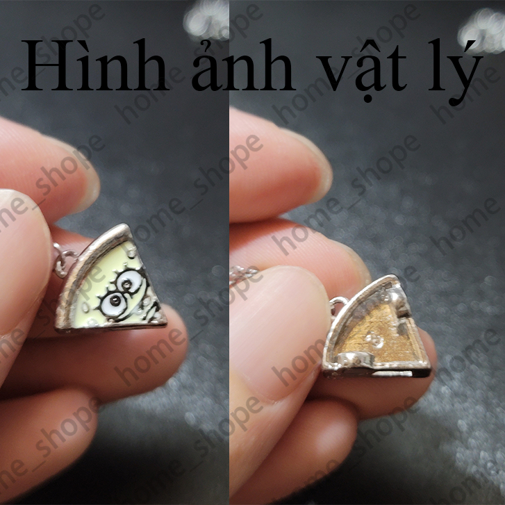 Vòng Cổ Nam Châm Hình Nhân Vật SpongeBob SquarePants Patrick's Pizza Dễ Thương Dành Cho Cặp Đôi