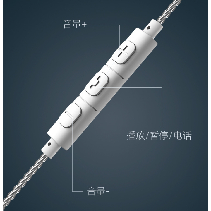 Hifi hd Virus 7.1 Truyền Tín Hiệu Kỹ Thuật Số Loại c Cho Tai Nghe kz zsn pro trn mt1 qkz ak6