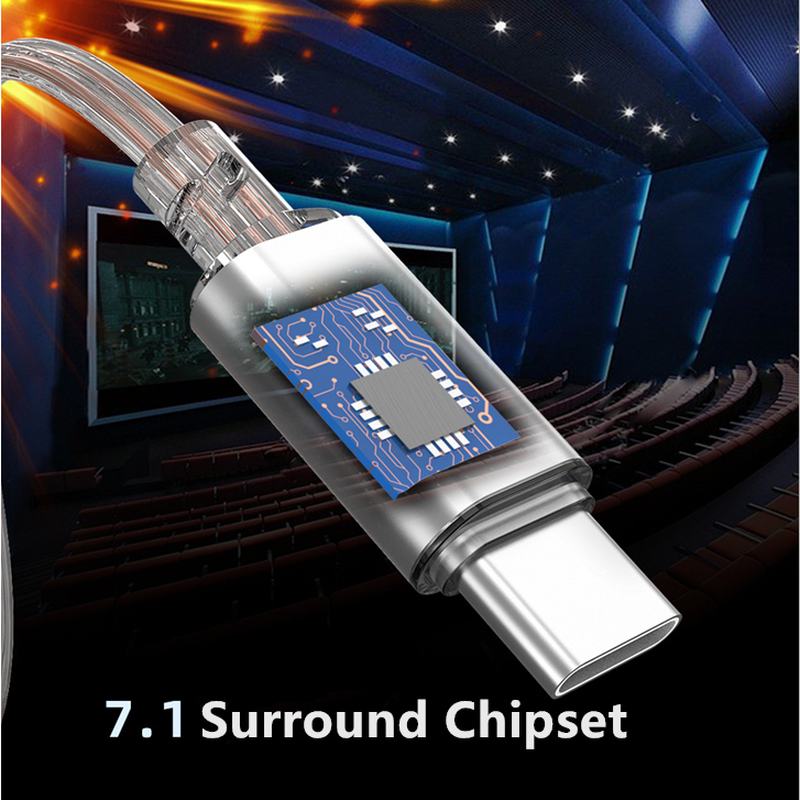 Hifi hd Virus 7.1 Truyền Tín Hiệu Kỹ Thuật Số Loại c Cho Tai Nghe kz zsn pro trn mt1 qkz ak6