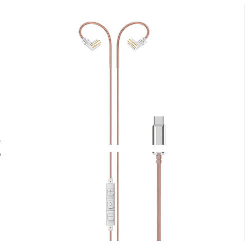 Hifi hd Virus 7.1 Truyền Tín Hiệu Kỹ Thuật Số Loại c Cho Tai Nghe kz zsn pro trn mt1 qkz ak6