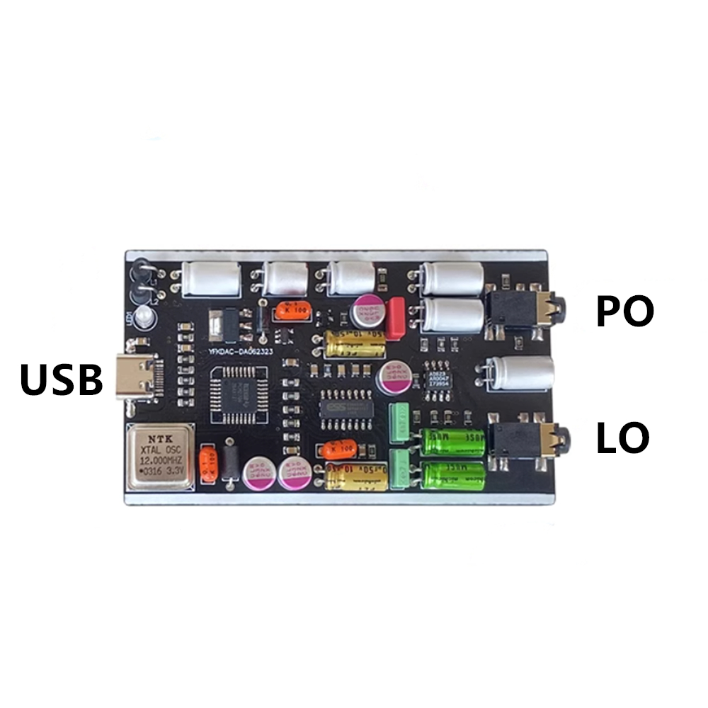 Thẻ Giải Mã Âm Thanh usb es9023dac Đầu Ra Âm Thanh 3.5mm
