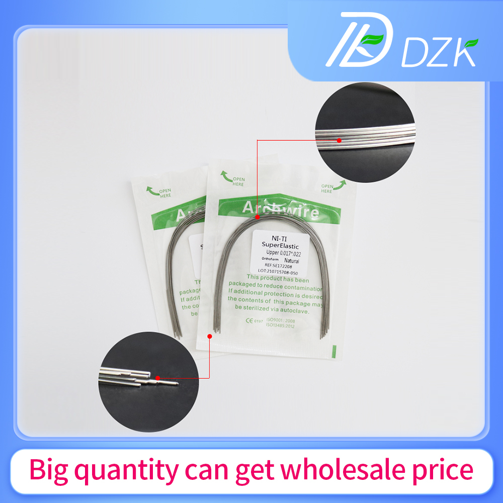 Set 2 Cuộn Dây Nha Khoa Đàn Hồi Tự Nhiên Chỉnh Hình Răng (1 Gói Lên Trên + 1 Gói)Orthodontic Dental Super Elastic Natural Form Arch Wire (1packs upper +1packs lower)