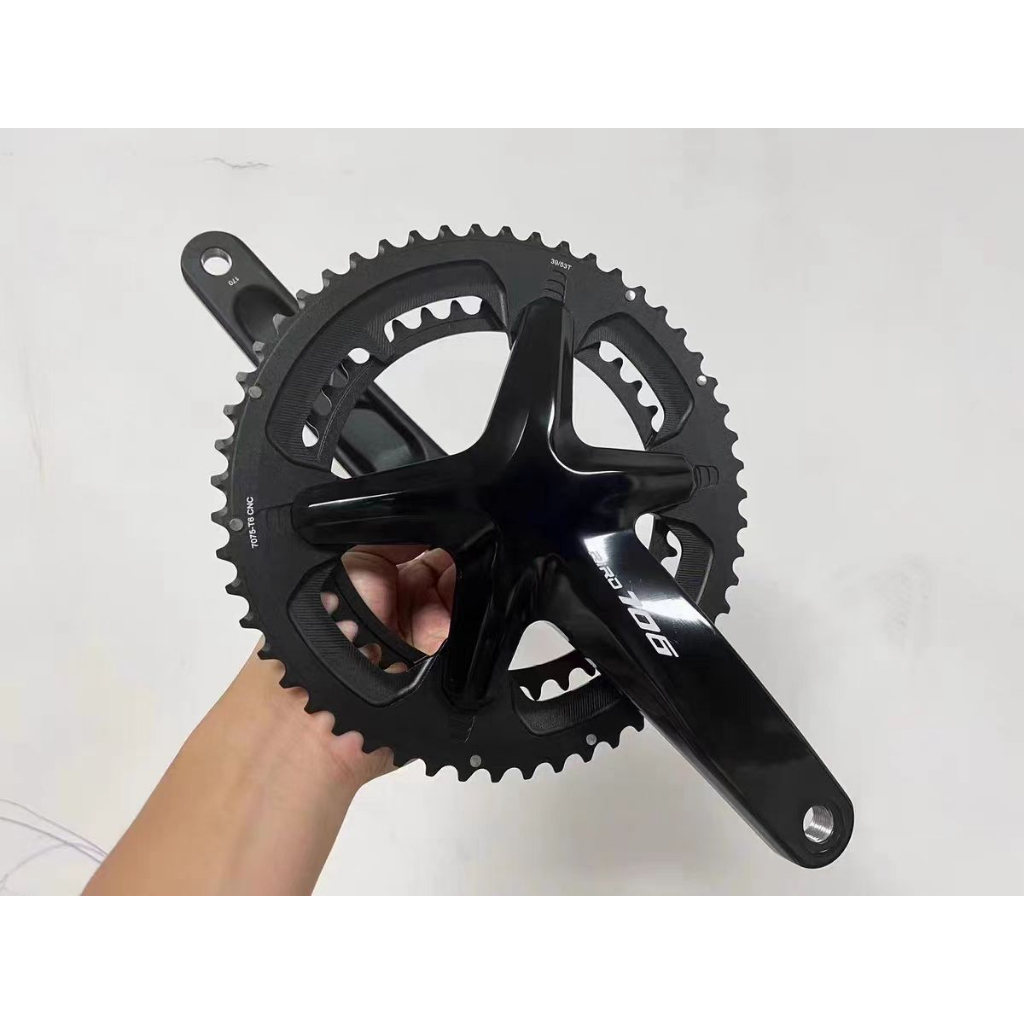 Riro Bộ Giò Dĩa Vuông Bằng Hợp Kim Nhôm 170mm 175mm 50 34t 53 39t Cho Xe Đạp 105 r7000
