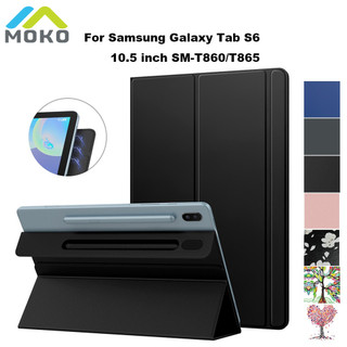 Moko Bao Da Máy Tính Bảng Nắp Gập Từ Tính Thông Minh Trọng Lượng Nhẹ Cho samsung galaxy tab s6 10.5 2019
