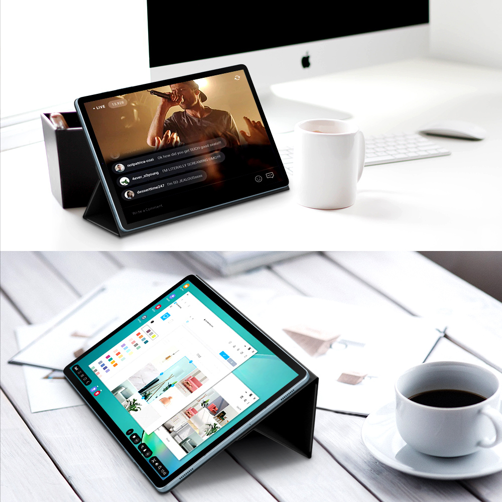 Moko Bao Da Máy Tính Bảng Nắp Gập Từ Tính Thông Minh Trọng Lượng Nhẹ Cho samsung galaxy tab s6 10.5 2019