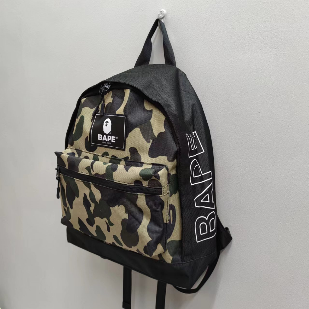 Bape Balo Du Lịch Cỡ Lớn Hoa Văn Rằn Ri Thoải Mái Dành Cho Học Sinh