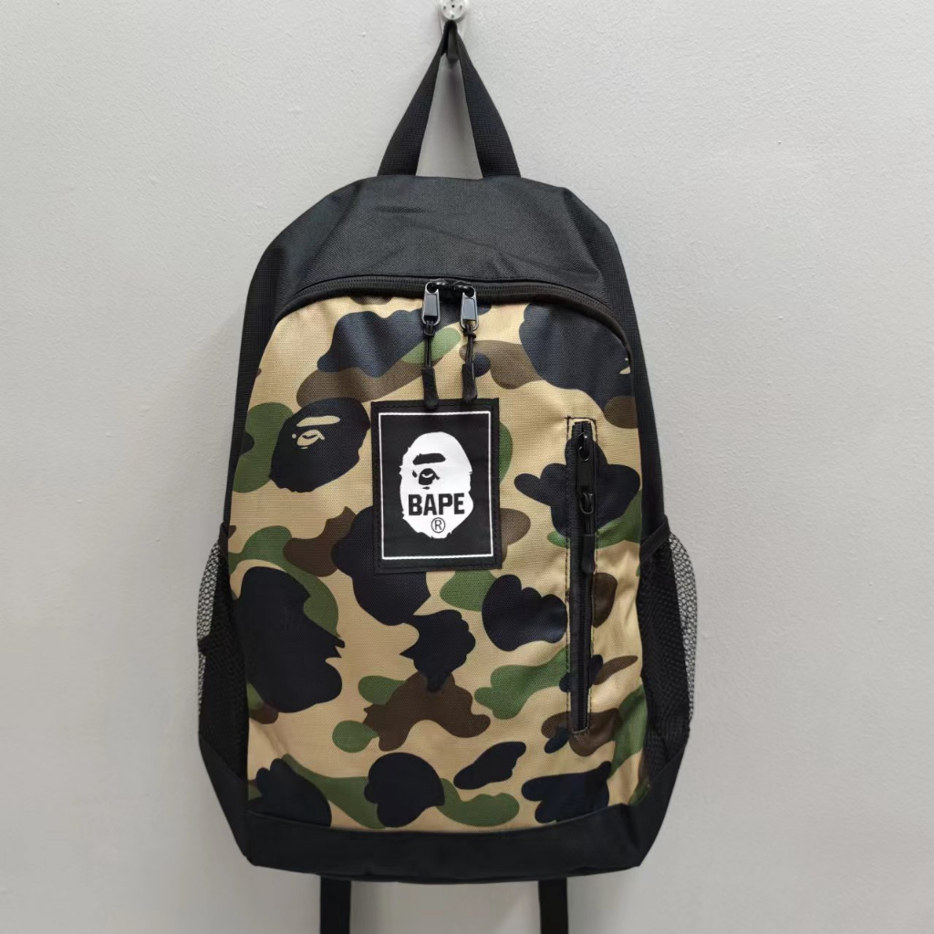 Bape Balo Du Lịch Cỡ Lớn Hoa Văn Rằn Ri Thoải Mái Dành Cho Học Sinh