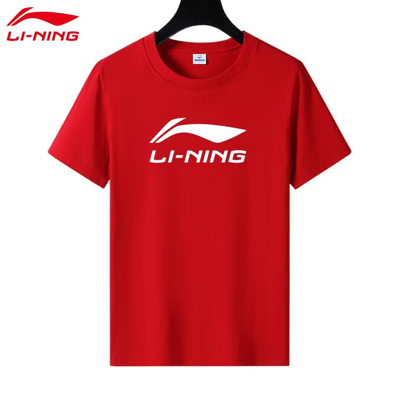 Li Ning Áo Thun Thể Thao Cầu Lông Nhanh Khô Cho Nam Nữ