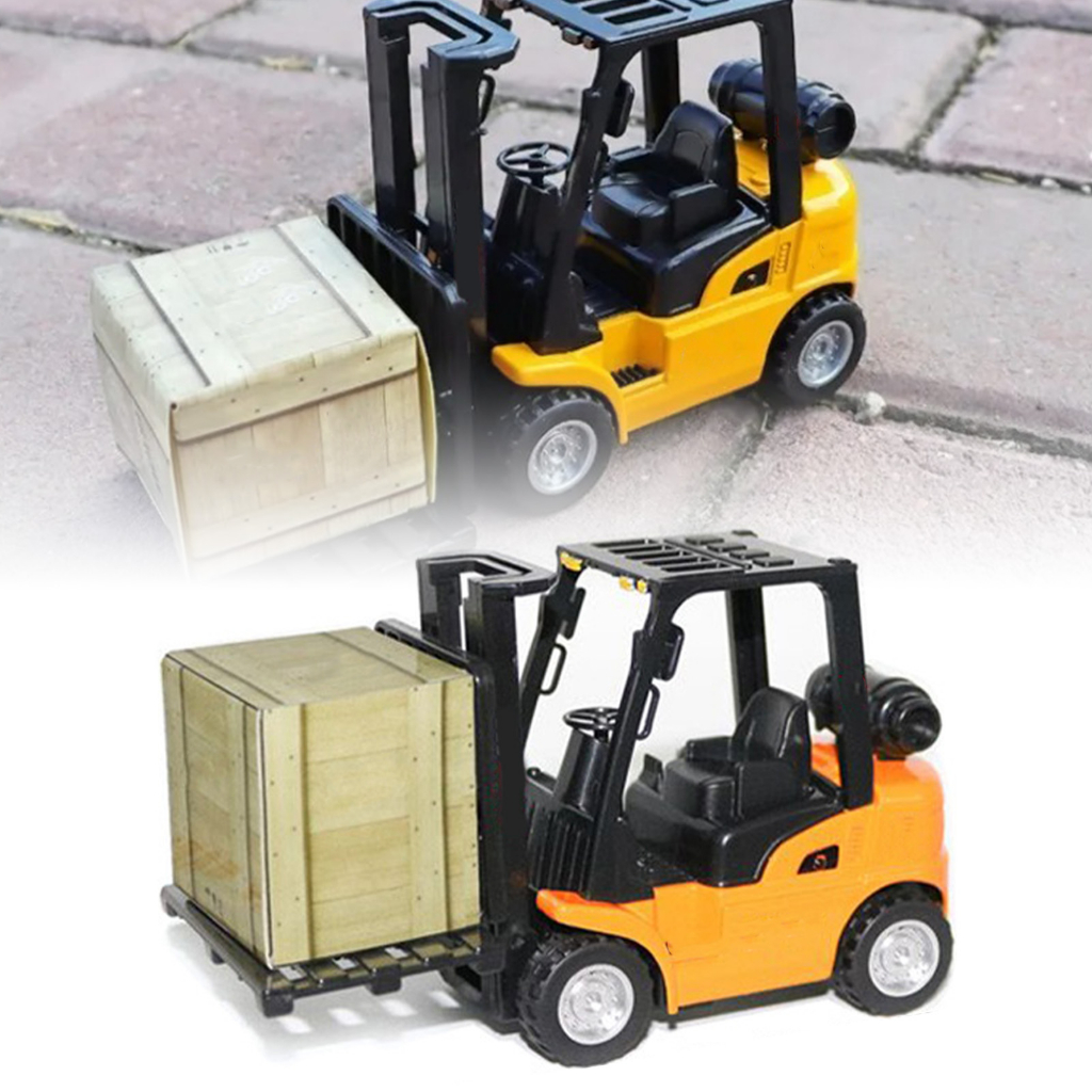 Có thể bán buôn Đồ chơi xe kỹ thuật hợp kim trẻ em Kéo lại Đúc nâng xây dựng nhỏ ToyRoom Hàng giao ngay