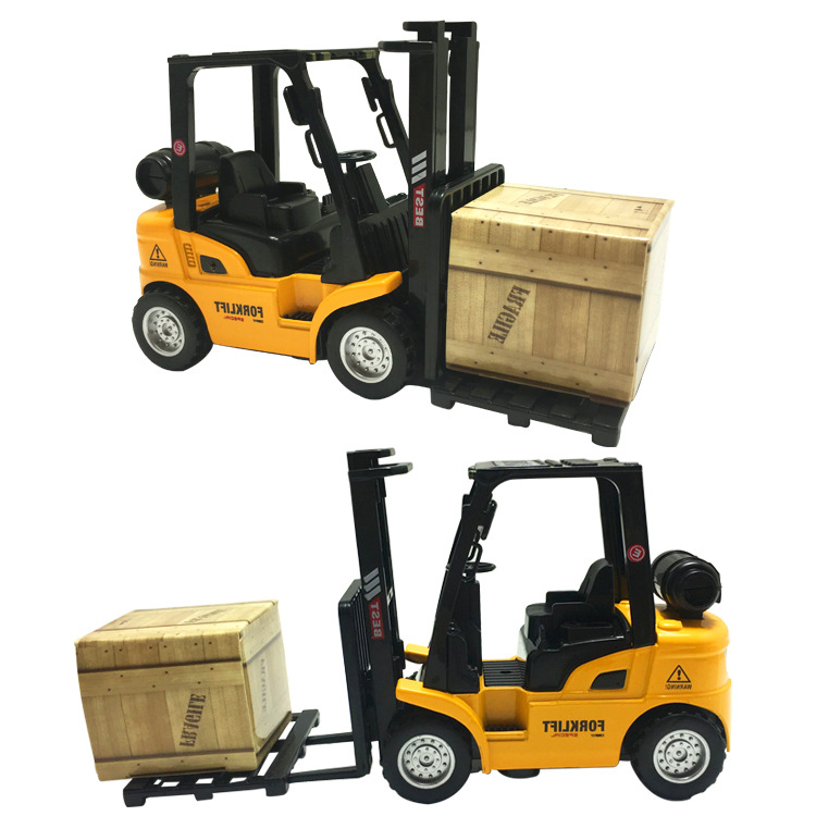 Có thể bán buôn Đồ chơi xe kỹ thuật hợp kim trẻ em Kéo lại Đúc nâng xây dựng nhỏ ToyRoom Hàng giao ngay