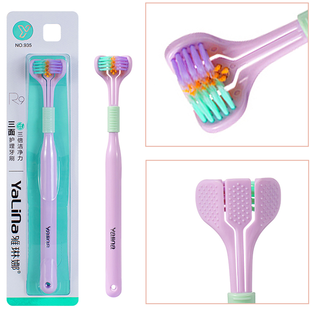 Bàn Chải Đánh Răng Lông Siêu Mịn 360 Độ Chăm Sóc Sức Khỏe Cho Người Lớn