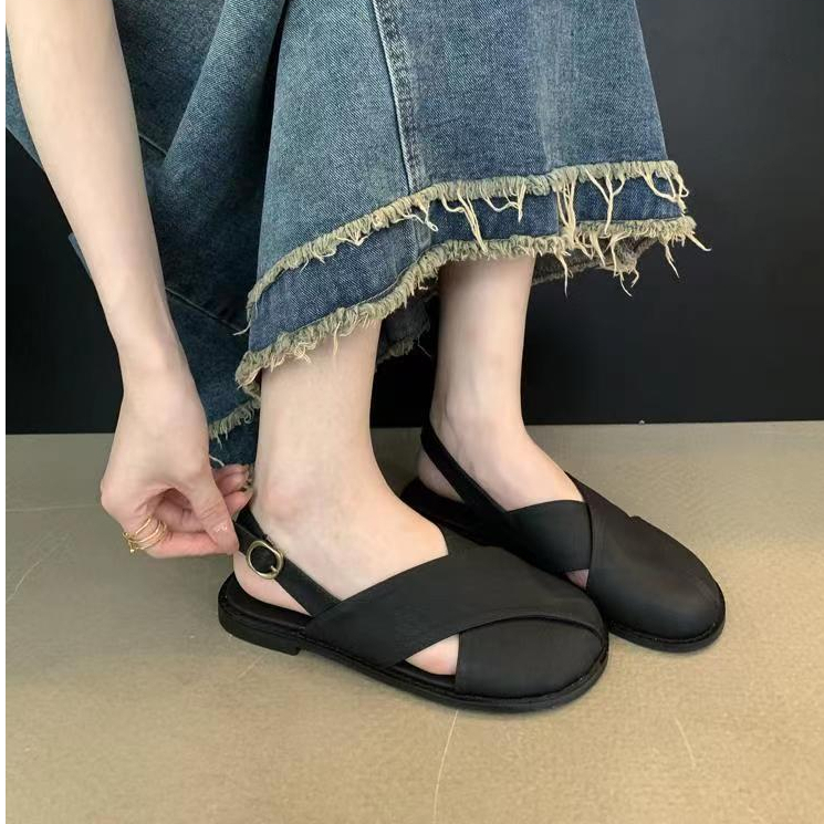 HONGXINJIE dép sandal nữ dép đi biển 2023 HOTSALE Dép cổ điển 073123