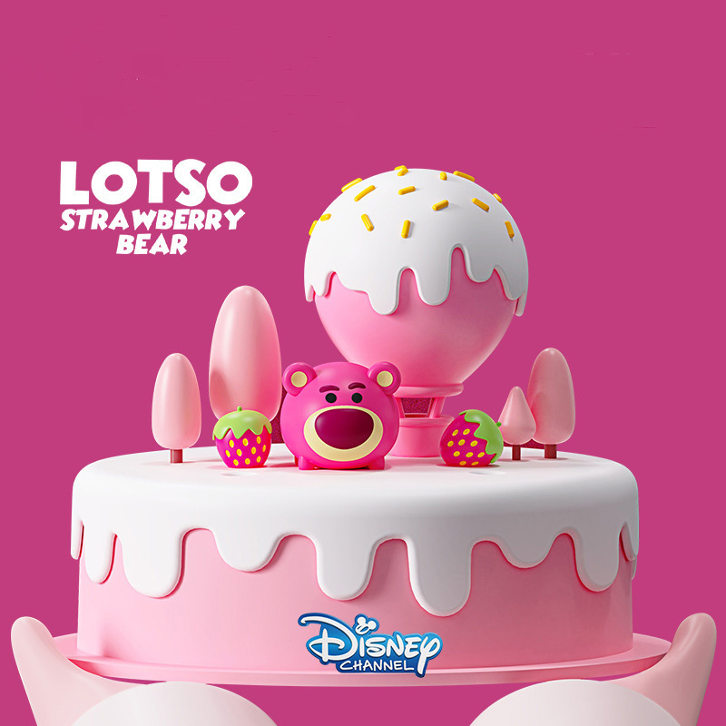 Máy Lọc Không Khí Phun Sương Tạo Ẩm Không Khí Thiết Kế Hình Bánh Sinh Nhật Gấu Dâu Tây Lãng Mạn Dùng Làm Quà Tặng Lãng Mạn