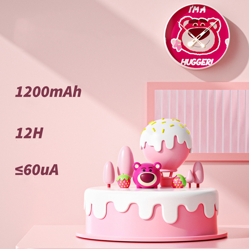 Máy Lọc Không Khí Phun Sương Tạo Ẩm Không Khí Thiết Kế Hình Bánh Sinh Nhật Gấu Dâu Tây Lãng Mạn Dùng Làm Quà Tặng Lãng Mạn