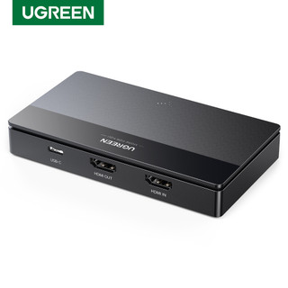 Thẻ ghi Video UGREEN Phát sóng trực tiếp Hộp ghi âm thanh HDMI HD 4K Đầu ghi màn hình USB3.0 Camera SLR Thiết bị phát trực tiếp cho máy tính / điện thoại di động Mẫu: 15390