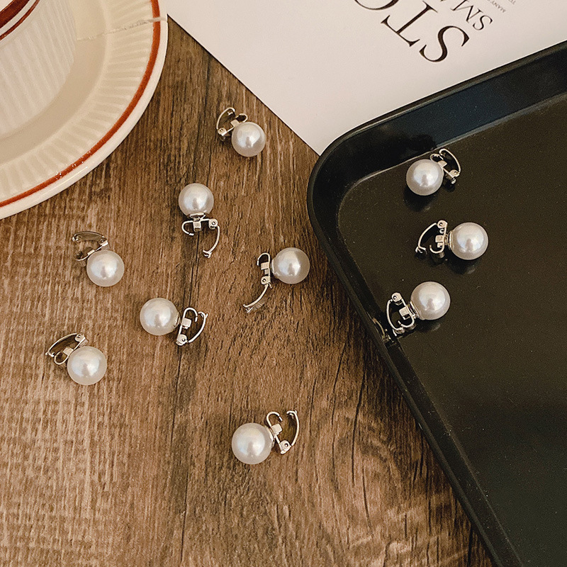 Doudou Kẹp Tóc Tết Bím Đính Ngọc Trai Nhân Tạo 1k