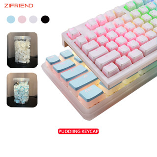 ZIFRIEND Pudding Keycap 130 Phím OEM Key Cap Cho Bàn Phím Cơ DIY
