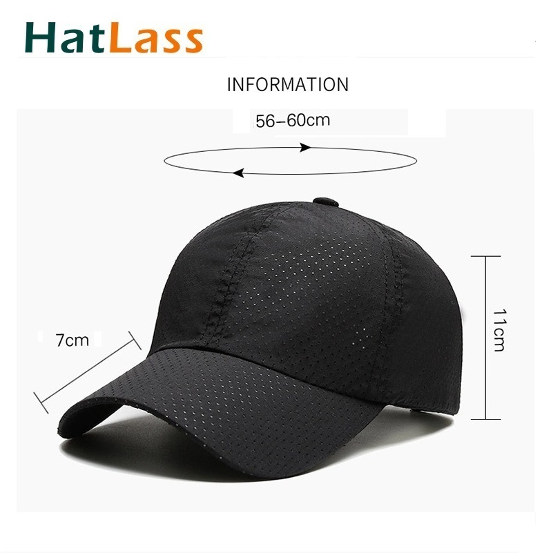 Mũ Lưỡi Trai Thể Thao Chống Nắng Phối Lưới Thoáng Khí Khô Nhanh Cho Nam